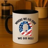 Q Anon Where We Go One We Go All  Coffee Mug thumb 4