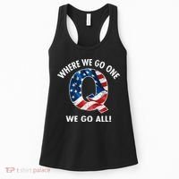 Q Anon Where We Go One We Go All  Women's Tank Top thumb 0