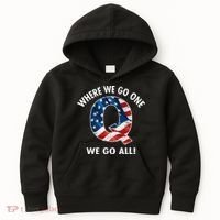 Q Anon Where We Go One We Go All  Kids Hoodie thumb 0