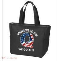 Q Anon Where We Go One We Go All  Tote Bag thumb 3