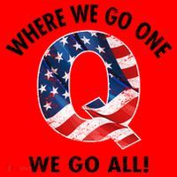 Q Anon Where We Go One We Go All  Santa Hat thumb 1