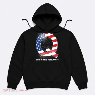 Q Anon Why Is this Relevant Hoodie