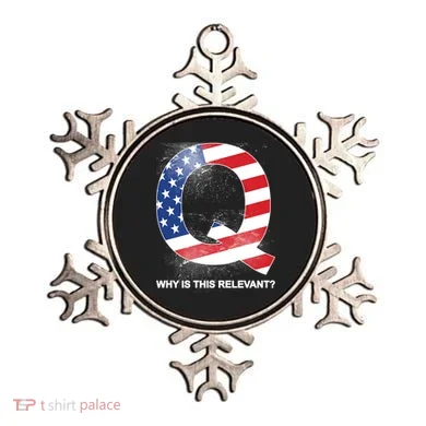 Q Anon Why Is this Relevant Ornament