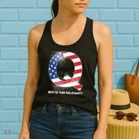 Q Anon Why Is this Relevant Women's Tank Top thumb 2