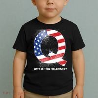 Q Anon Why Is this Relevant Toddler T-Shirt thumb 2