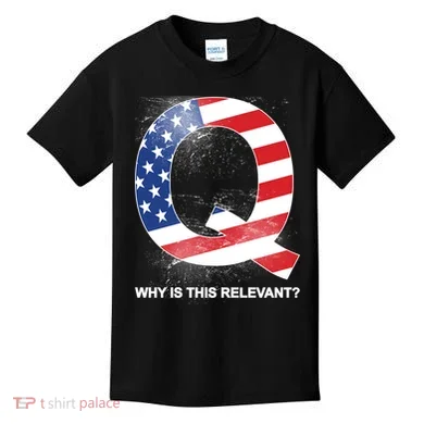 Q Anon Why Is this Relevant Kids T-Shirt