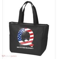Q Anon Why Is this Relevant Tote Bag thumb 3