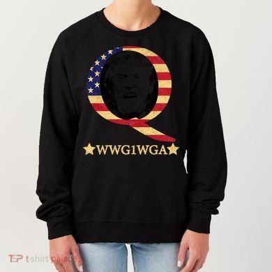 Q-Anon WWG1WGA Trump Great Awaking  Women's Sweatshirt