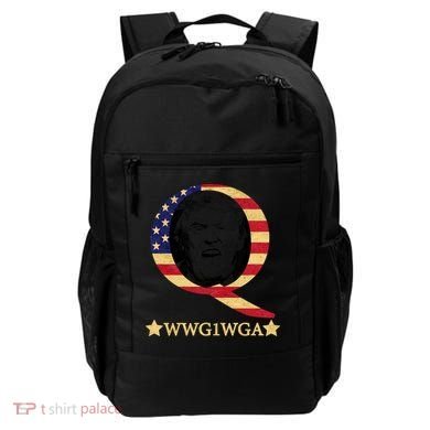 Q-Anon WWG1WGA Trump Great Awaking  Backpack