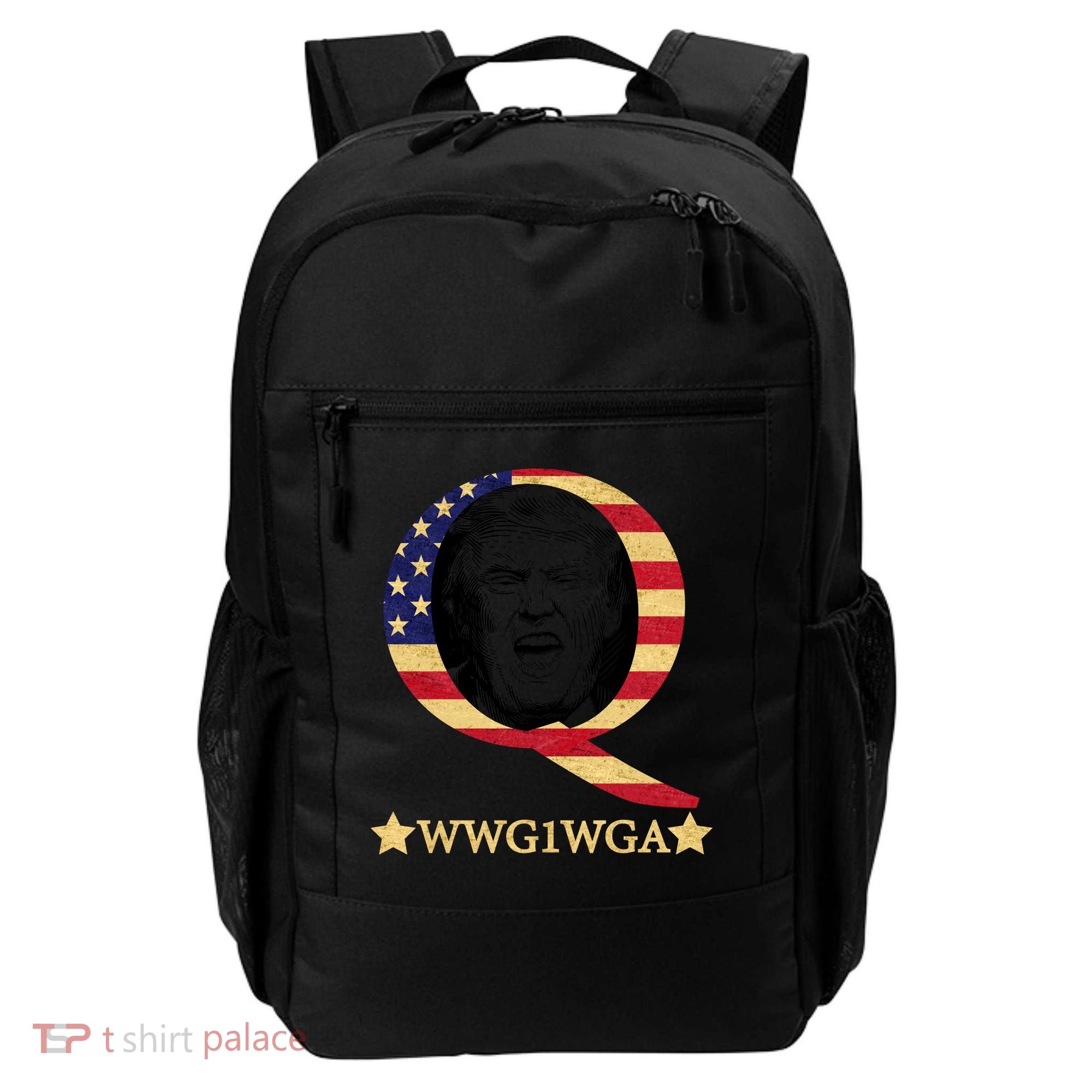 Q-Anon WWG1WGA Trump Great Awaking  Backpack
