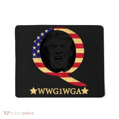 Q-Anon WWG1WGA Trump Great Awaking  Mousepad