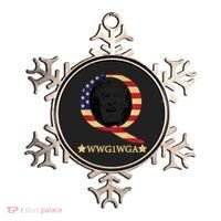 Q-Anon WWG1WGA Trump Great Awaking  Ornament thumb 0
