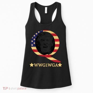 Q-Anon WWG1WGA Trump Great Awaking  Women's Tank Top