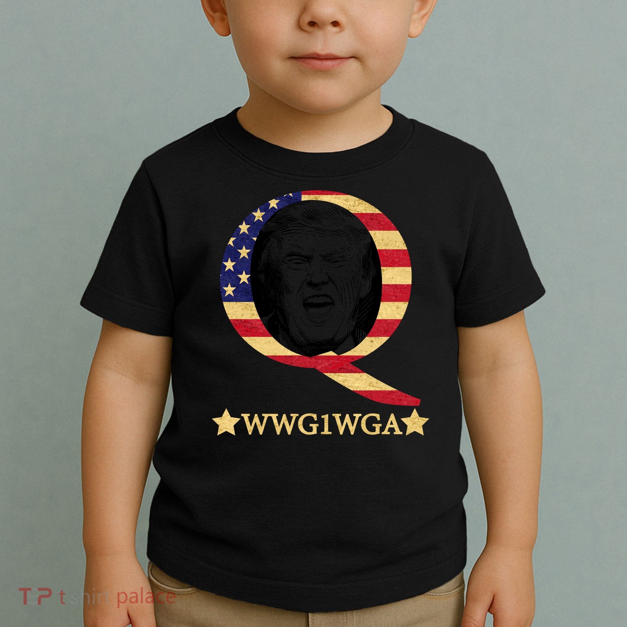 Q-Anon WWG1WGA Trump Great Awaking  Toddler T-Shirt
