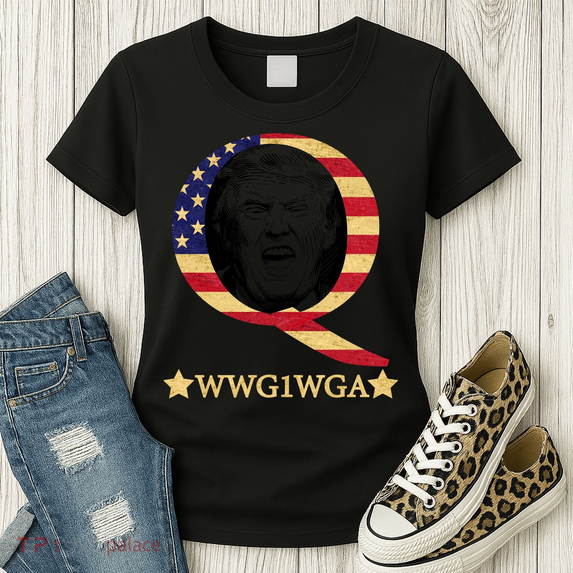 Q-Anon WWG1WGA Trump Great Awaking  Women's T-Shirt