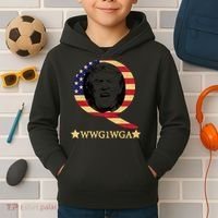 Q-Anon WWG1WGA Trump Great Awaking  Kids Hoodie thumb 2