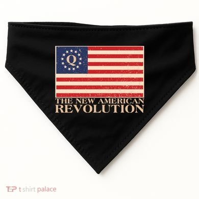 Q The New American Revolution Qanon USA-Made Doggie Bandana