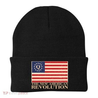 Q The New American Revolution Qanon Beanie