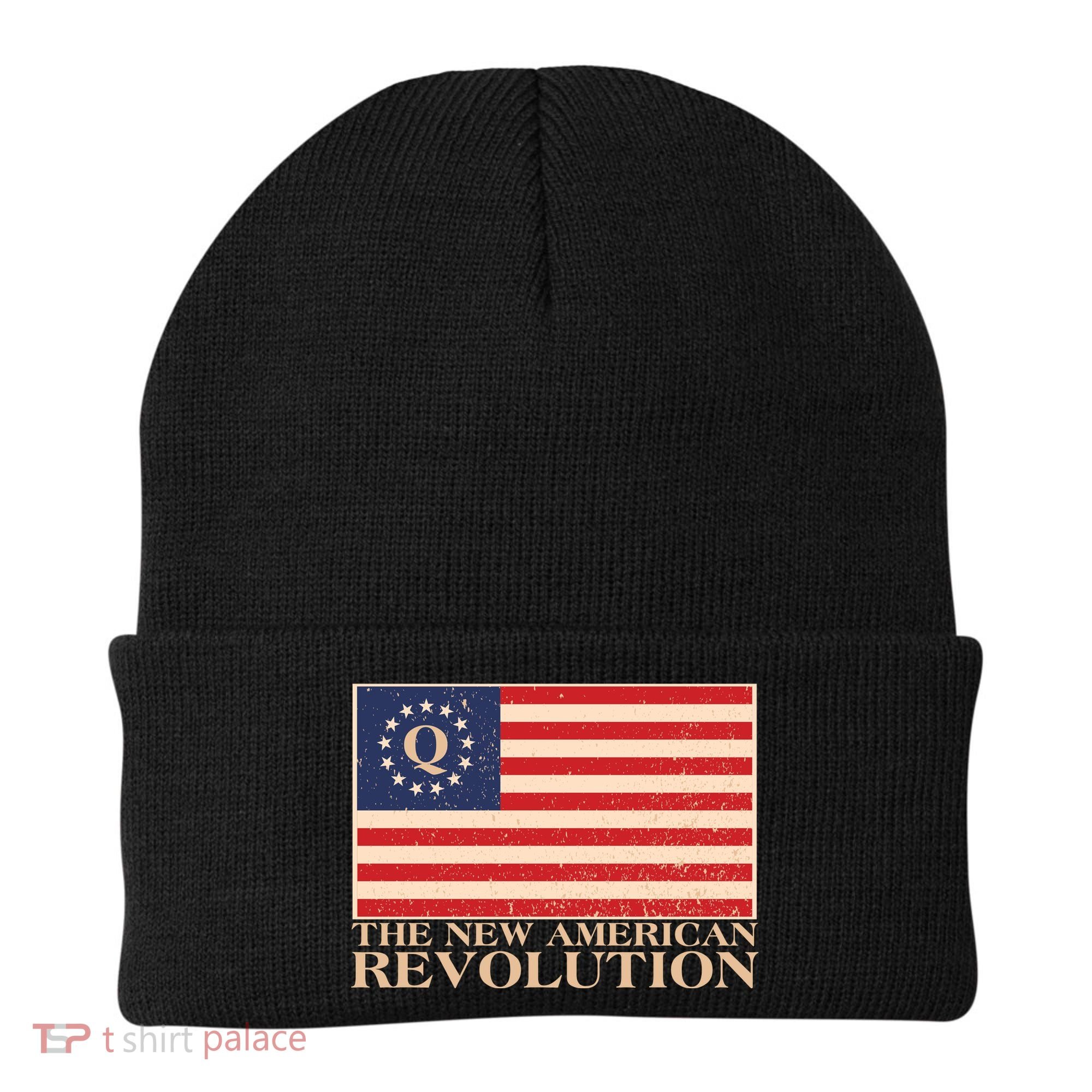 Q The New American Revolution Qanon Beanie