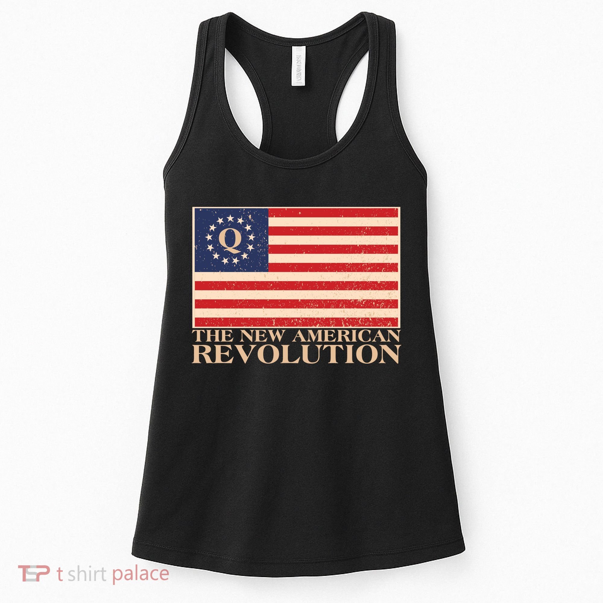 Q The New American Revolution Qanon Women's Tank Top