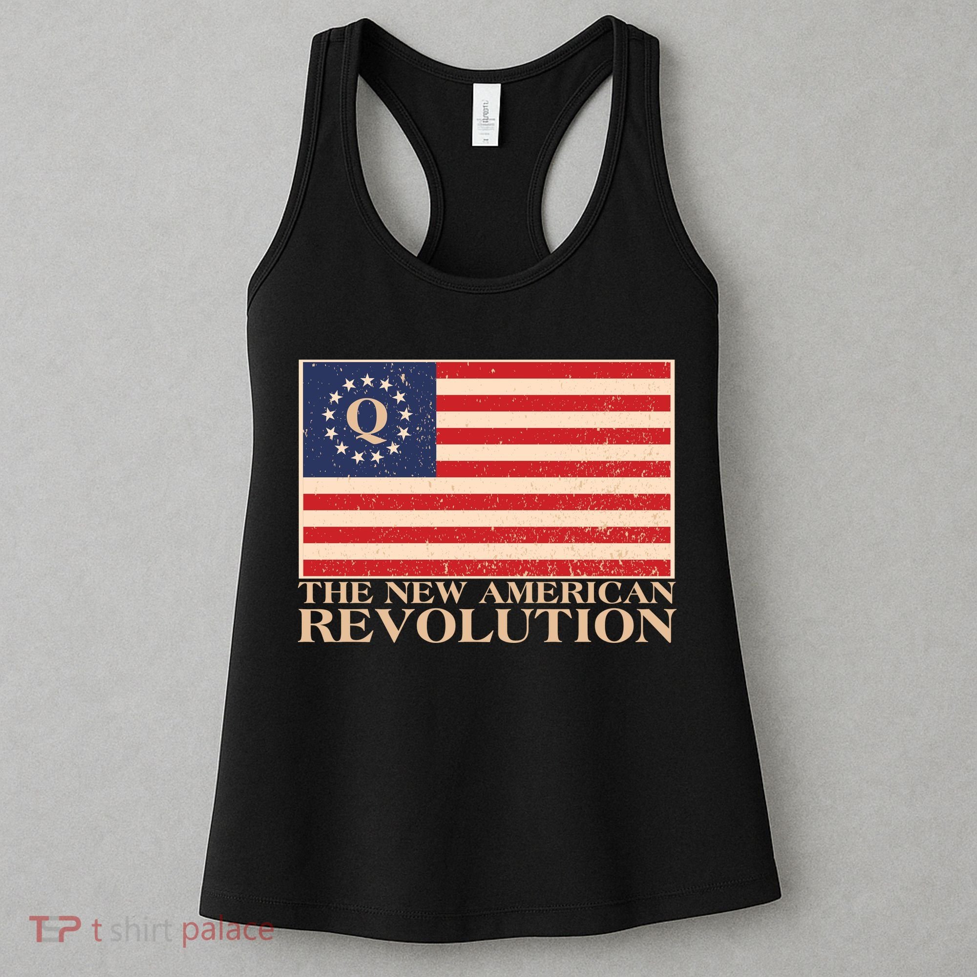 Q The New American Revolution Qanon Women's Tank Top