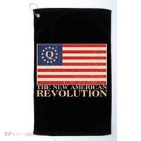 Q The New American Revolution Qanon Golf Towel thumb 0