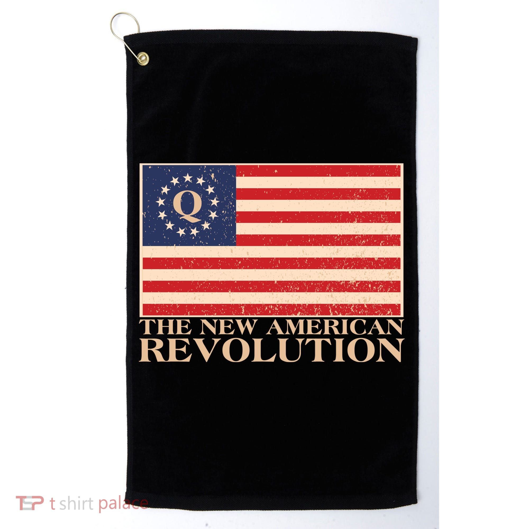 Q The New American Revolution Qanon Golf Towel