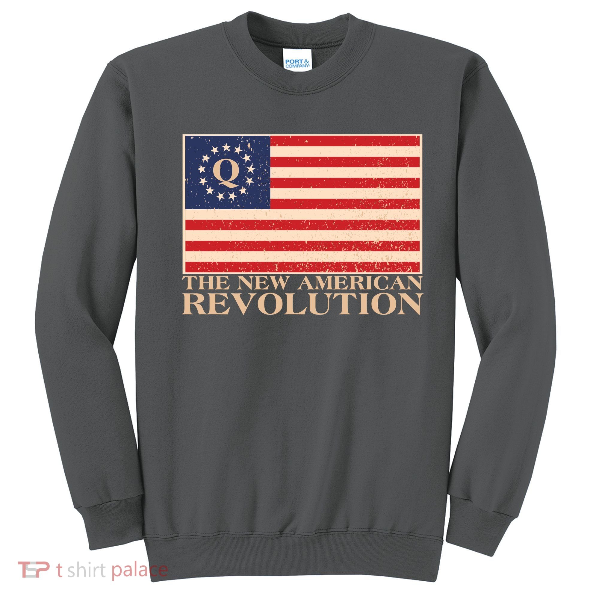 Q The New American Revolution Qanon Sweatshirt