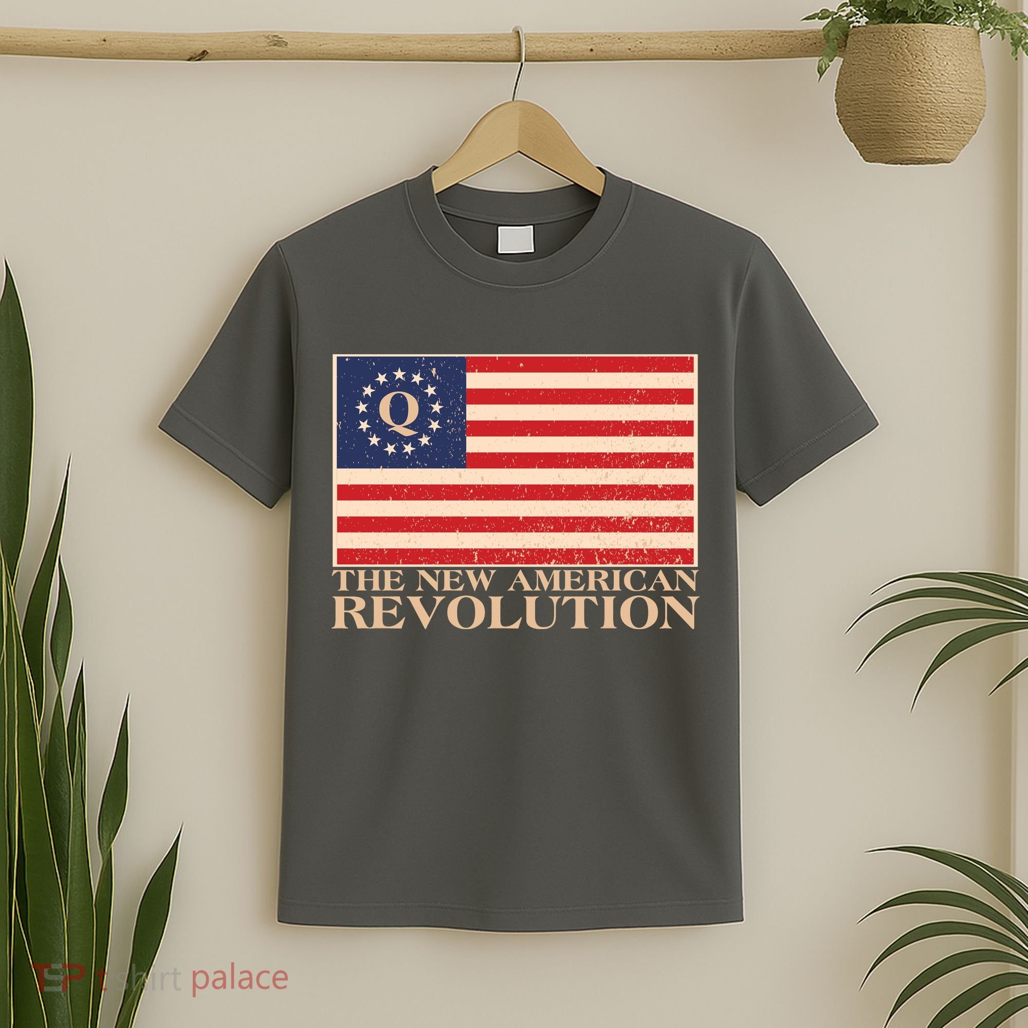 Q The New American Revolution Qanon T-Shirt