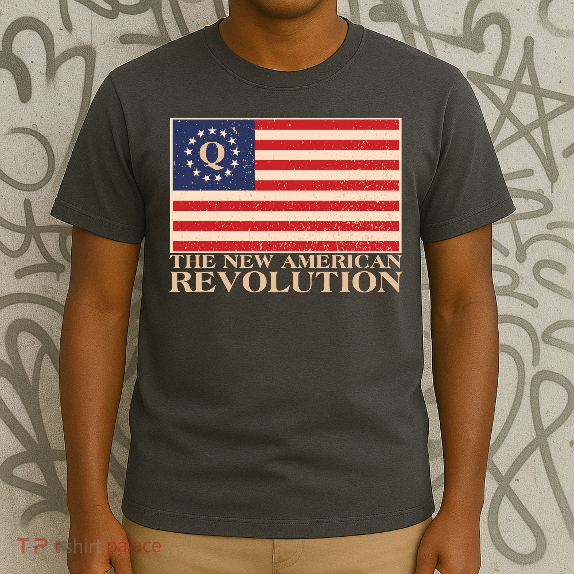 Q The New American Revolution Qanon T-Shirt