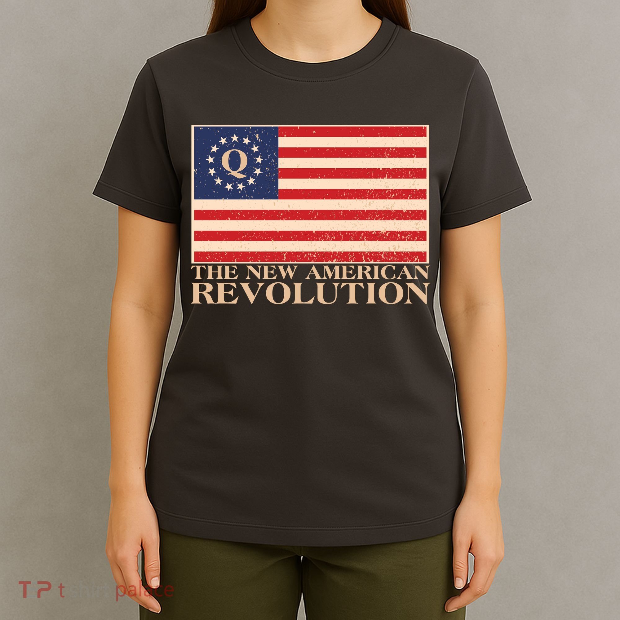 Q The New American Revolution Qanon T-Shirt