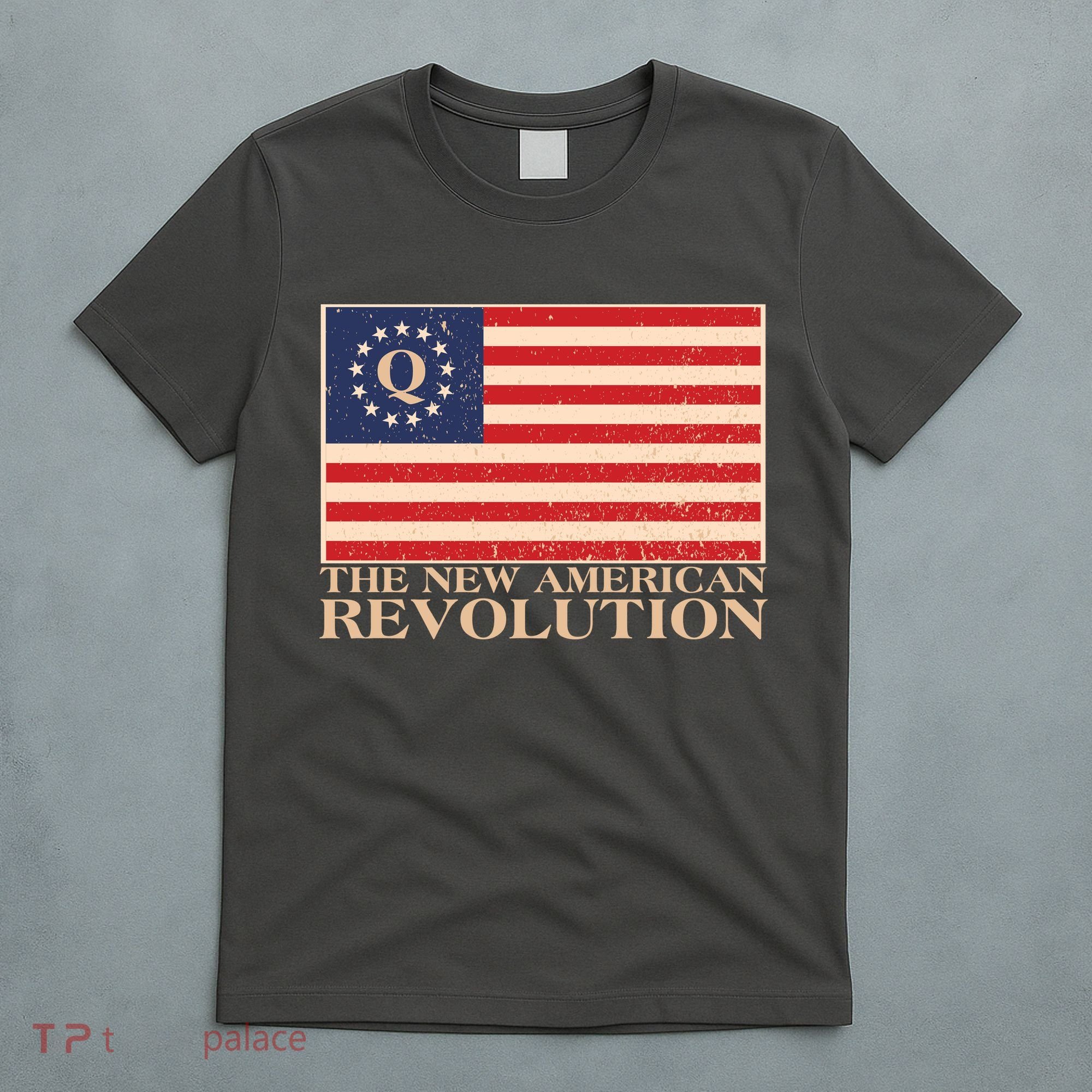 Q The New American Revolution Qanon T-Shirt