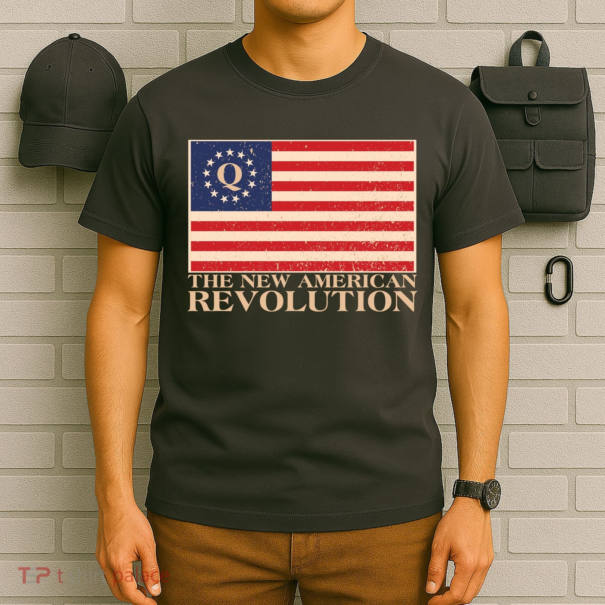 Q The New American Revolution Qanon T-Shirt