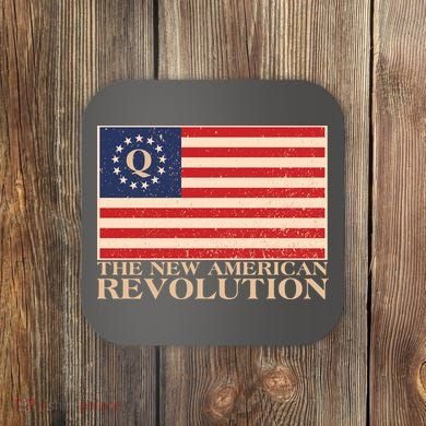 Q The New American Revolution Qanon Coaster