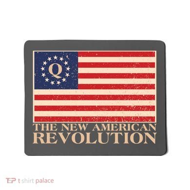 Q The New American Revolution Qanon Mousepad