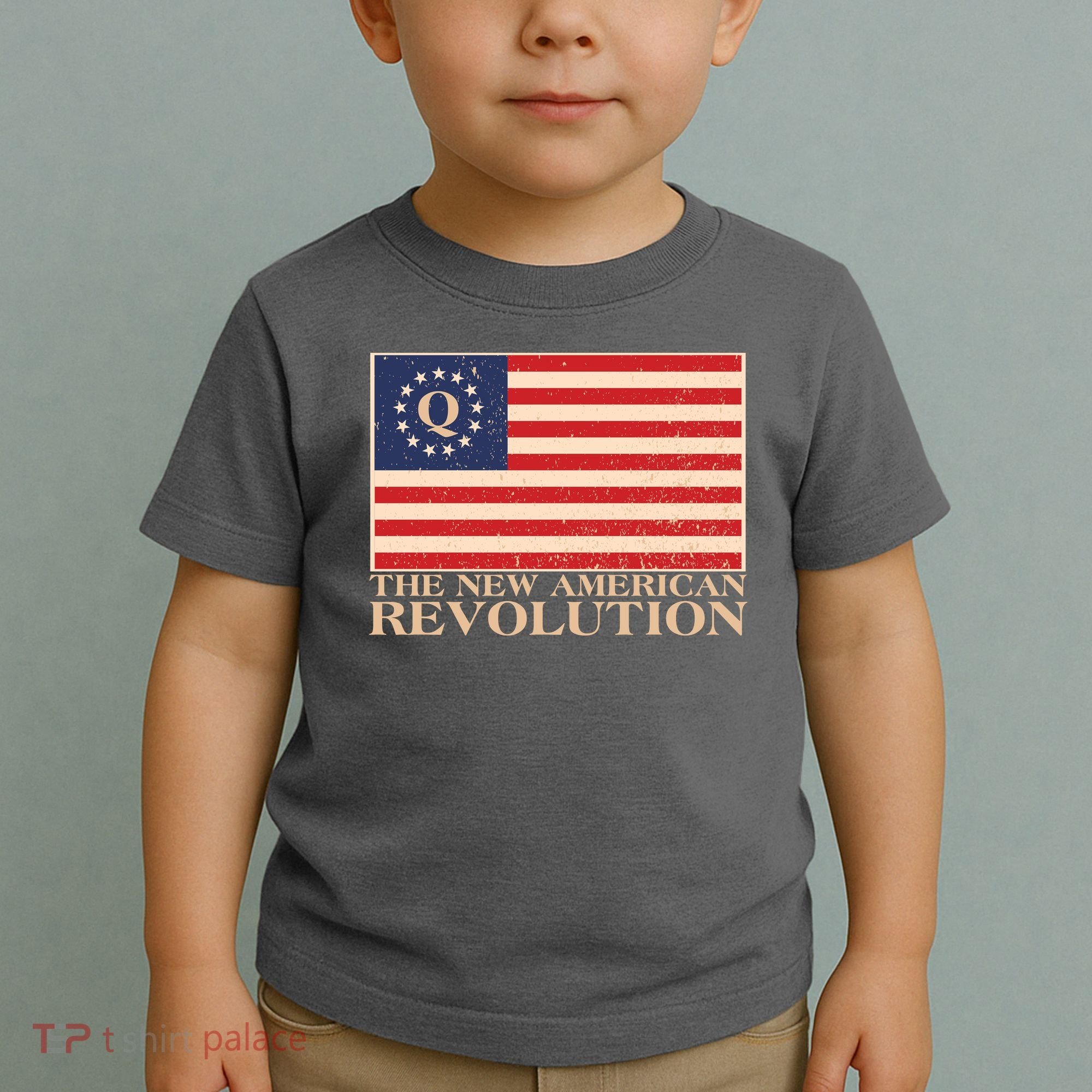 Q The New American Revolution Qanon Toddler T-Shirt