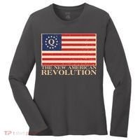 Q The New American Revolution Qanon Women's Long Sleeve Shirt thumb 0