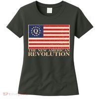Q The New American Revolution Qanon Women's T-Shirt thumb 0