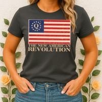 Q The New American Revolution Qanon Women's T-Shirt thumb 2