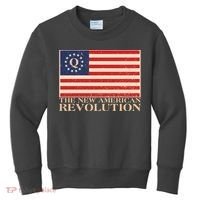 Q The New American Revolution Qanon Kids Sweatshirt thumb 0