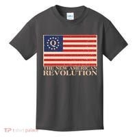 Q The New American Revolution Qanon Kids T-Shirt thumb 0