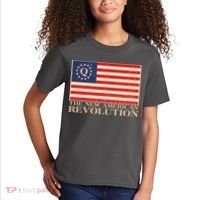 Q The New American Revolution Qanon Kids T-Shirt thumb 2