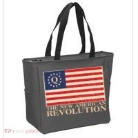 Q The New American Revolution Qanon Tote Bag thumb 2