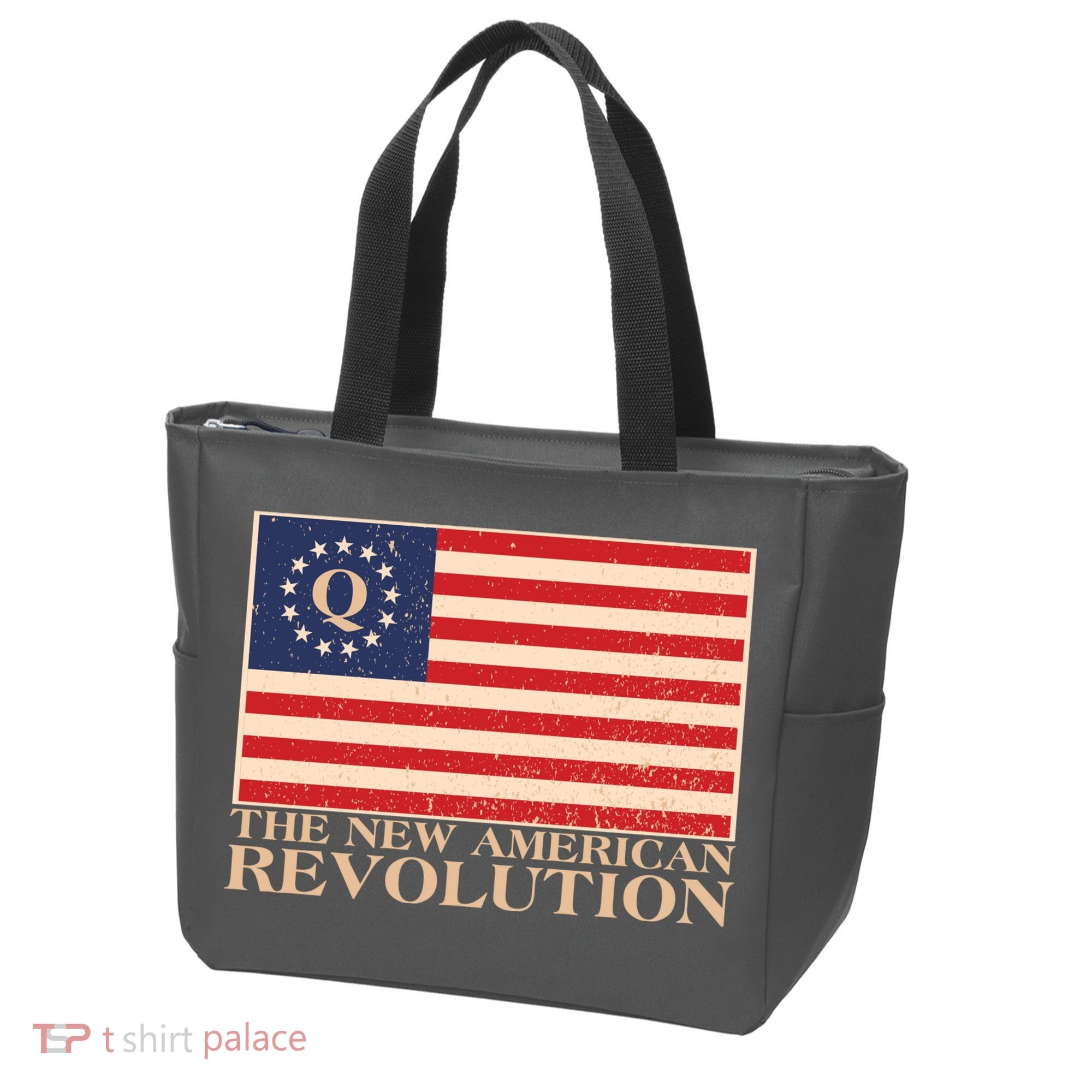 Q The New American Revolution Qanon Tote Bag