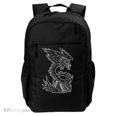 Quetzalcoatl Ancient Aztec Serpent Mayan Temple Inca Toltec Backpack