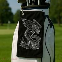 Quetzalcoatl Ancient Aztec Serpent Mayan Temple Inca Toltec Golf Towel thumb 2