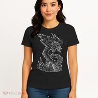 Quetzalcoatl Ancient Aztec Serpent Mayan Temple Inca Toltec Women's T-Shirt thumb 4