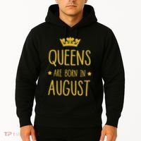 Queens Are Born In August August Birthday Hoodie thumb 2