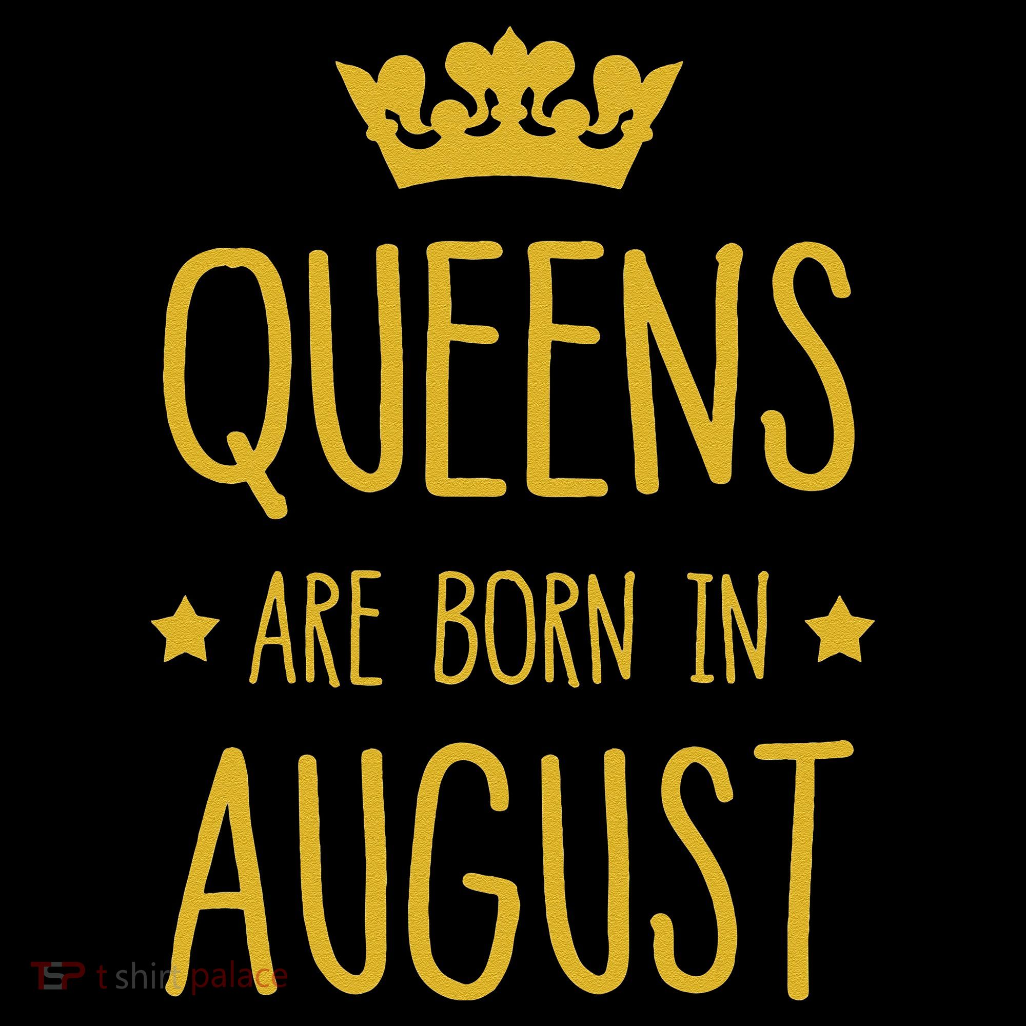 Queens Are Born In August August Birthday Women's Hoodie
