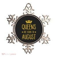 Queens Are Born In August August Birthday Ornament thumb 0